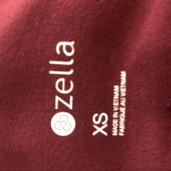 ZELLA women’s pomegranate Drama crop leggings XS - Picture 8 of 9